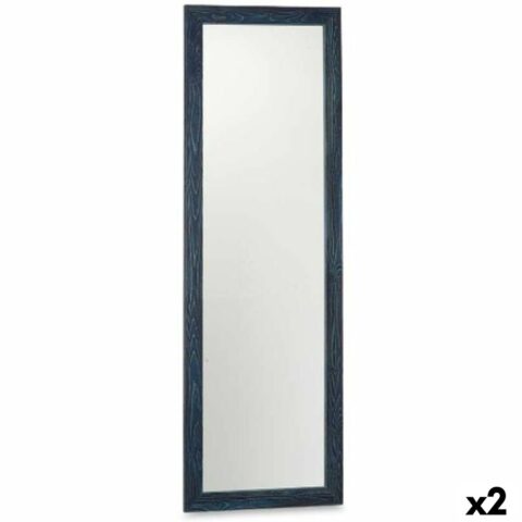 Τοίχο καθρέφτη Μπλε Ξύλο MDF 48 x 150 x 2 cm (x2)