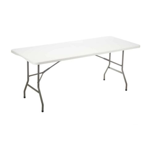 Βοηθητικό Τραπέζι Λευκό Μέταλλο πολυαιθυλένιο 183 x 76 x 74 cm