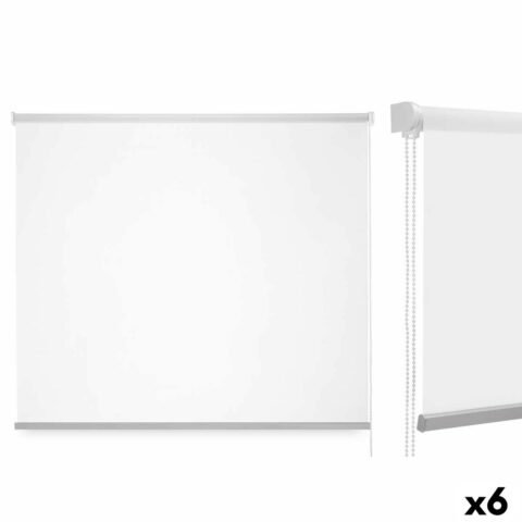 Τυφλωτή Λευκό Ύφασμα Πλαστική ύλη 120 x 180 cm (x6)