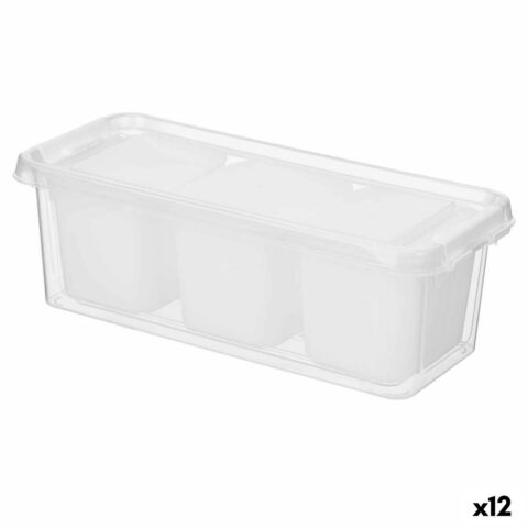 Οργανωτής Για Ψυγείο Λευκό Διαφανές Πλαστική ύλη 28