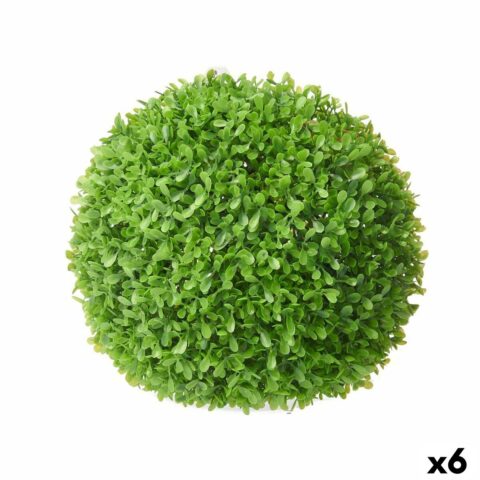 Διακοσμητικό Φυτό Φύλλα Ball Πλαστική ύλη 27 x 27 x 27 cm (x6)