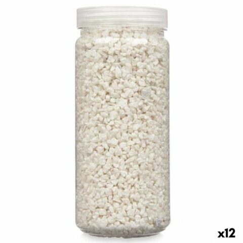 Διακοσμητικές Πέτρες Λευκό 2 - 5 mm 700 g (12 Μονάδες)