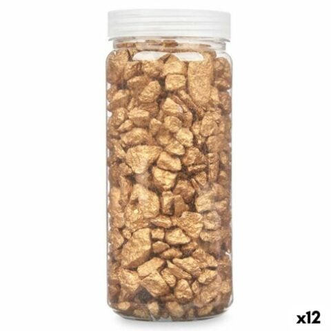 Διακοσμητικές Πέτρες Χρυσό 10 - 20 mm 700 g (12 Μονάδες)