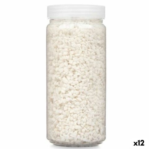 Διακοσμητικές Πέτρες Λευκό 2 - 5 mm 700 g (12 Μονάδες)