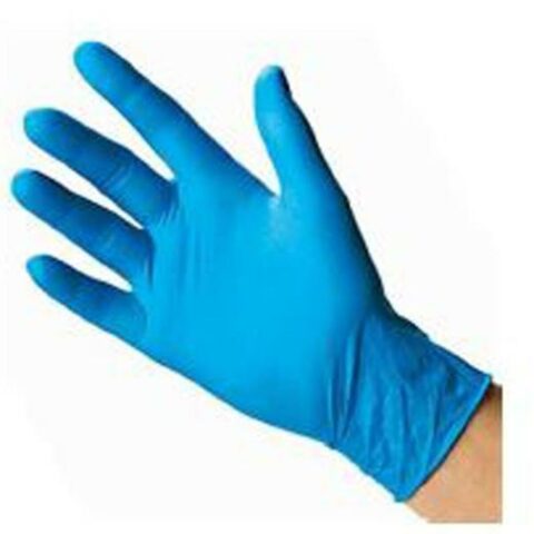 Γάντια Μίας Χρήσης Μπλε XS 100 Μονάδες Νιτρίλιο