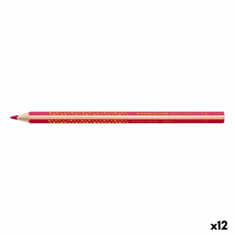 Χρωματιστά μολύβια Staedtler Jumbo Noris Ροζ (12 Μονάδες)