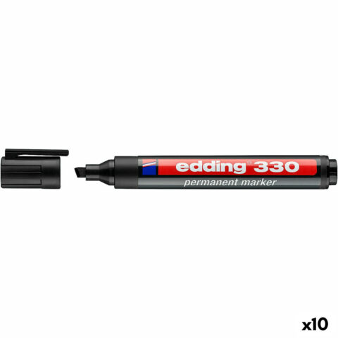 Μόνιμος δείκτης Edding 330 Μαύρο (x10)