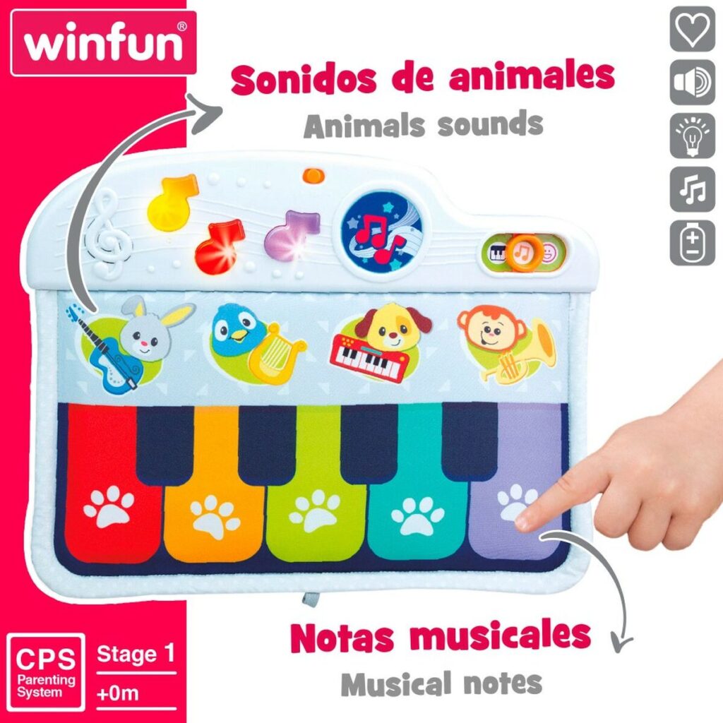 Διαδραστικό Πιάνο για Μωρά Winfun 42 x 3 x 32 cm (4 Μονάδες)