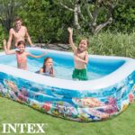 Παιδική πισίνα Intex Τροπικό 1020 L 305 x 56 x 183 cm (x2)