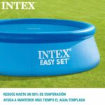 Καλύμματα πισίνας Intex 29021 EASY SET/METAL FRAME Μπλε Ø 305 cm 290 x 290 cm