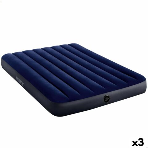 Air Bed Intex CLASSIC DOWNY 137 x 25 x 191 cm (3 Μονάδες)