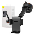 Car Holder Baseus Easy Control Clamp with suction cup (black)