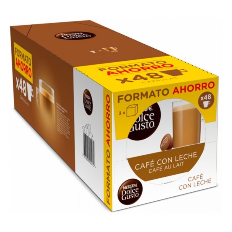 Κάψουλες για καφέ Nescafé Dolce Gusto Cafe Au Lait (48 uds)