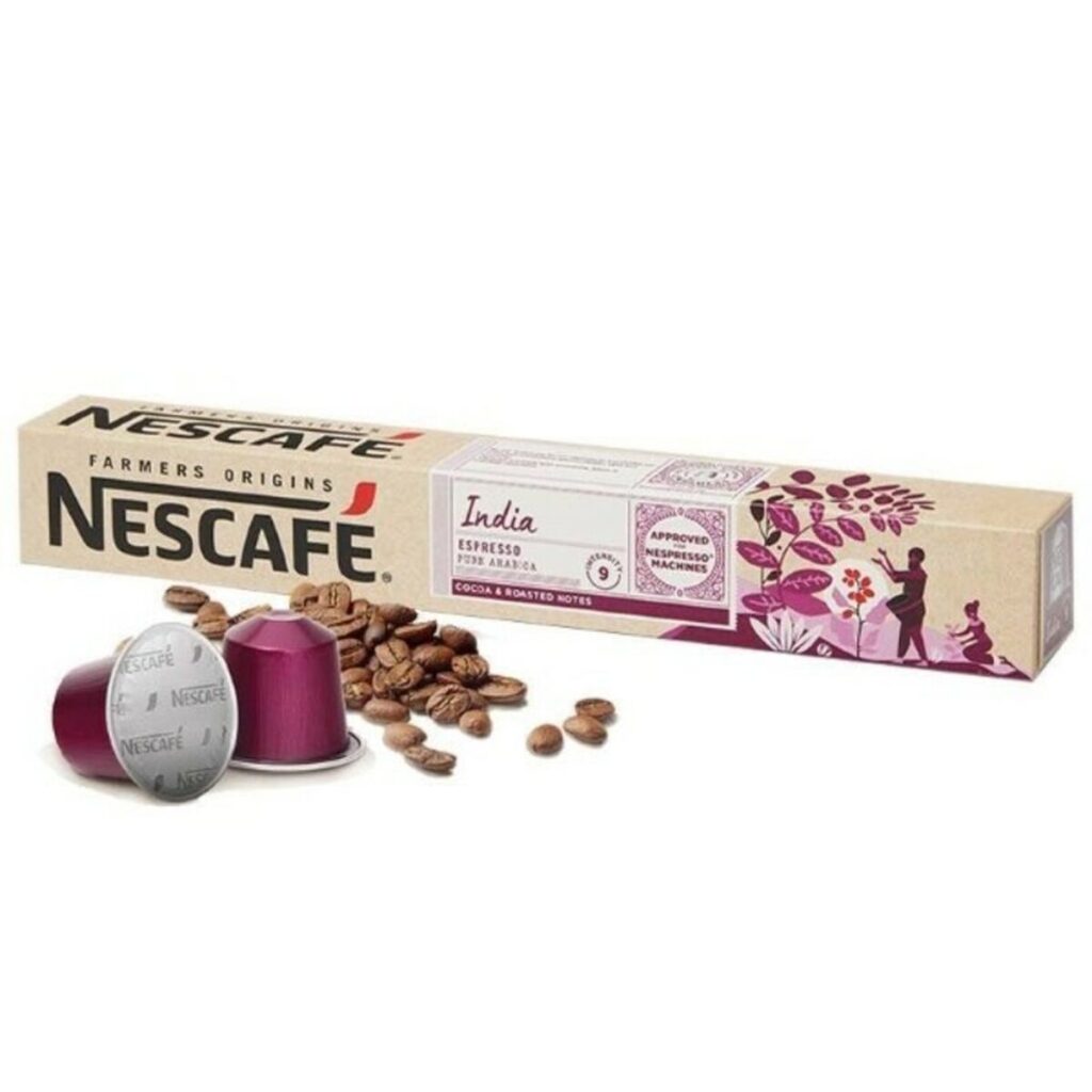 Κάψουλες για καφέ FARMERS ORIGINS Nescafé INDIA (10 uds)