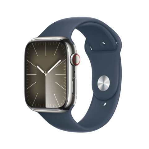 Smartwatch Apple Watch Series 9 Μπλε Ασημί 45 mm