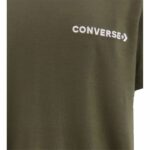 Μπλούζα με Κοντό Μανίκι Converse Field Surplus Πράσινο