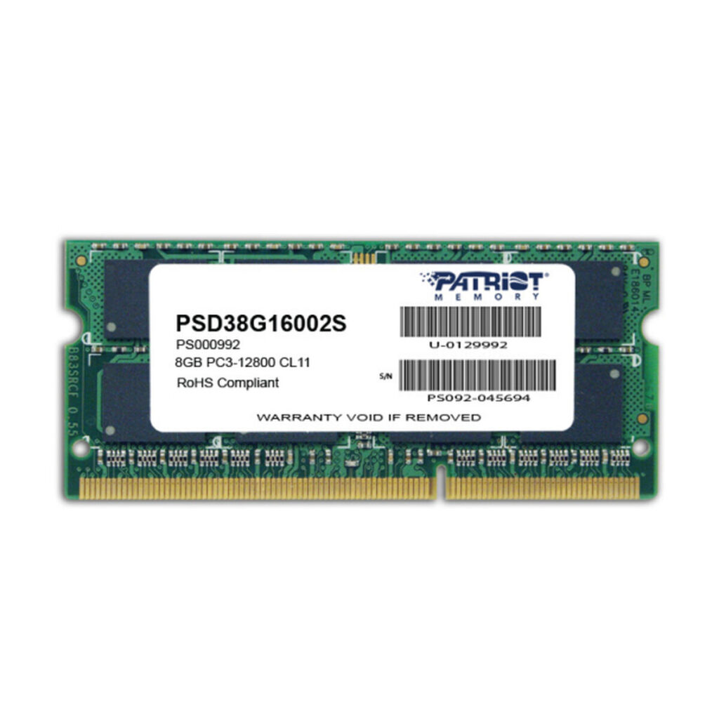 Μνήμη RAM Patriot Memory 8GB PC3-12800 CL11 8 GB