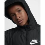 Παιδικό Αθλητικό Μπουφάν Nike Sportswear Windrunner Μαύρο