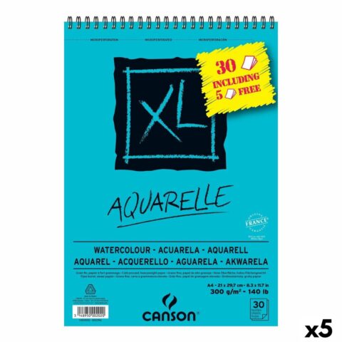 Σημειωματάριο Σχεδίου Canson AQUARELLE XL 21 x 29