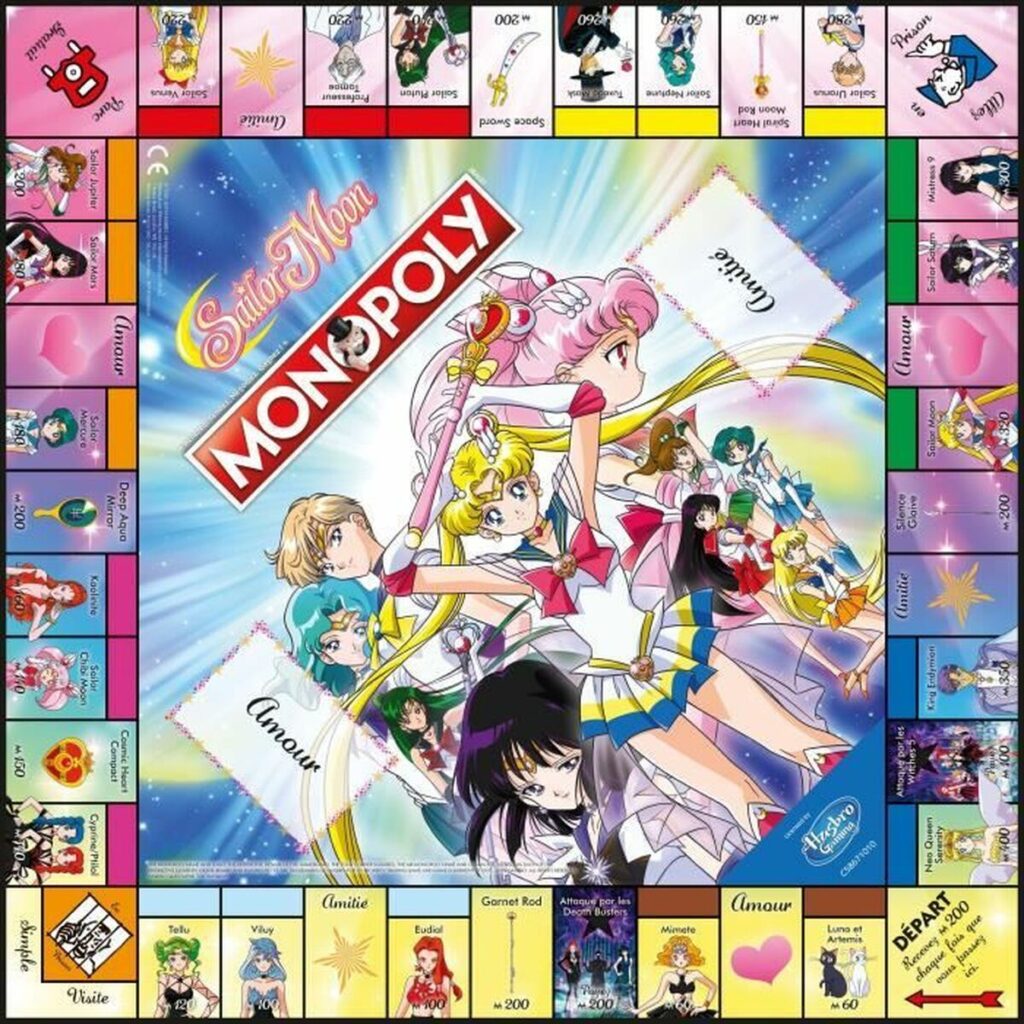 Επιτραπέζιο Παιχνίδι Monopoly Sailor Moon (γαλλικά)