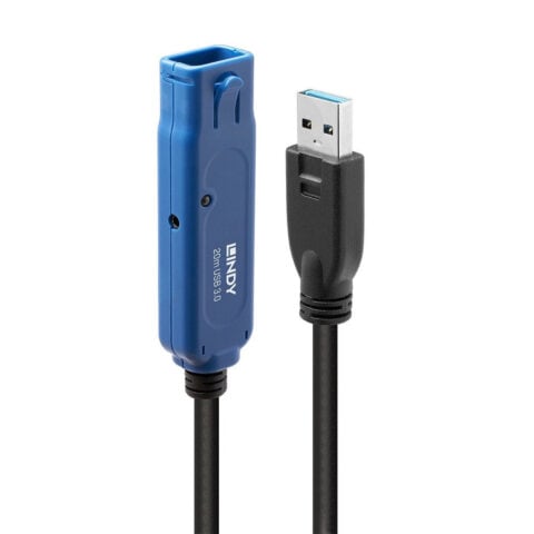 Καλώδιο USB 3.0 LINDY Μαύρο 20 m