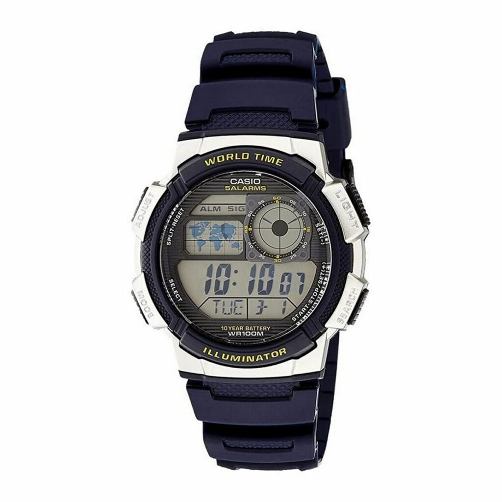 Ανδρικά Ρολόγια Casio WORLD TIME ILLUMINATOR - 5 ALARMS