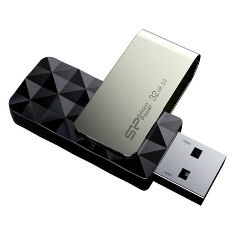 Στικάκι USB Silicon Power Blaze B30 Μαύρο 32 GB