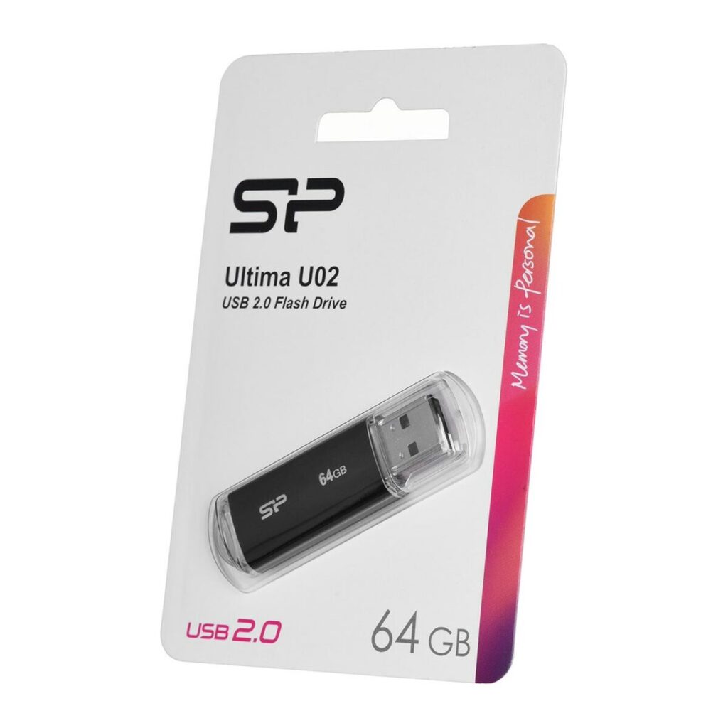 Στικάκι USB Silicon Power Ultima U02 Μαύρο 64 GB