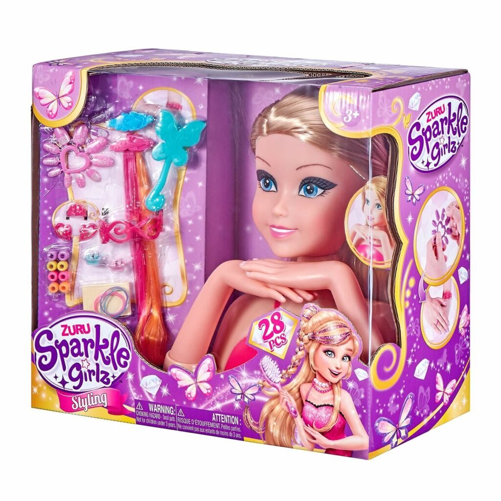 Κούκλα για Χτένισμα Sparkle Girlz Προτομή