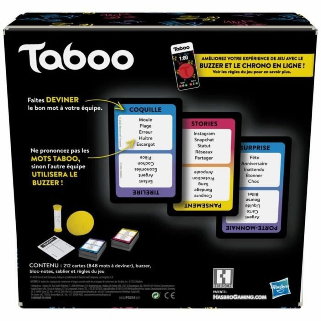 Παιχνίδι ερωτήσεων και απαντήσεων Hasbro Taboo
