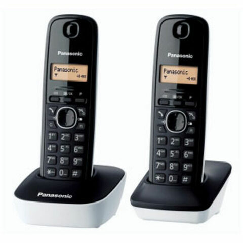 Ασύρματο Τηλέφωνο Panasonic KX-TG1612 Κεχριμπάρι Μαύρο/Λευκό