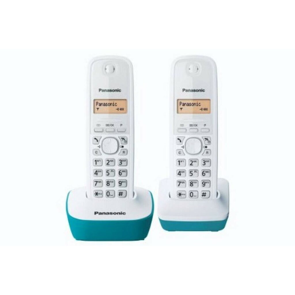 Ασύρματο Τηλέφωνο Panasonic KX-TG1612FRC Κεχριμπάρι Μπλε/Λευκό
