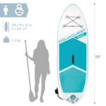Φουσκωτή Κυματοσανίδα Paddle Surf με Αξεσουάρ Intex Aqua Quest 240 Youth Sup Παιδικά