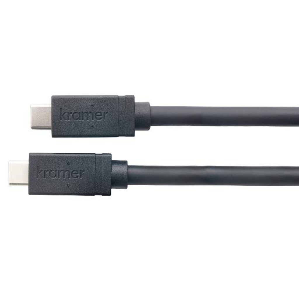 Καλώδιο USB-C Kramer Electronics 96-0219103 3 m Μαύρο