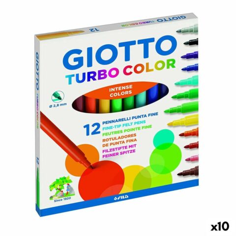 Σετ Μαρκαδόροι Giotto Turbo Color Πολύχρωμο (x10)