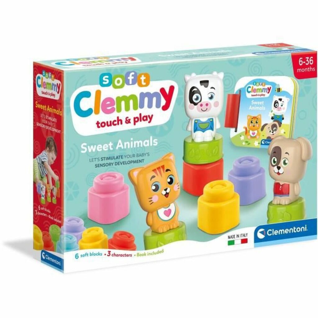 Παιχνίδι Kατασκευή Baby Born Cubes & animals Soft Clemmy (FR) 9 Τεμάχια Βιβλίο