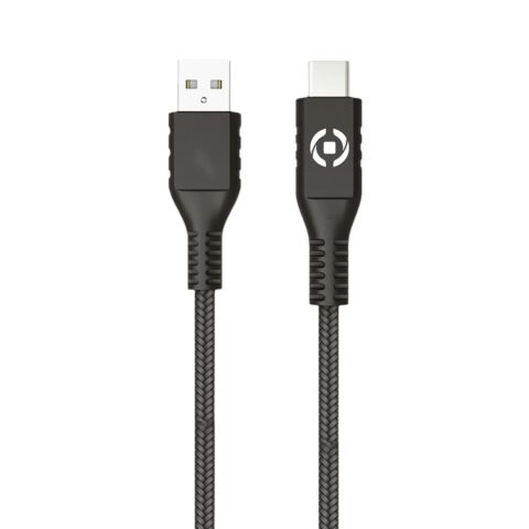 Καλώδιο USB A σε USB C Celly PL2MUSBUSBC 2 m Μαύρο