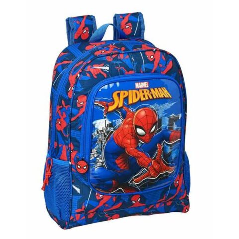 Σχολική Τσάντα Spiderman Great power Μπλε Κόκκινο 32 x 42 x 14 cm