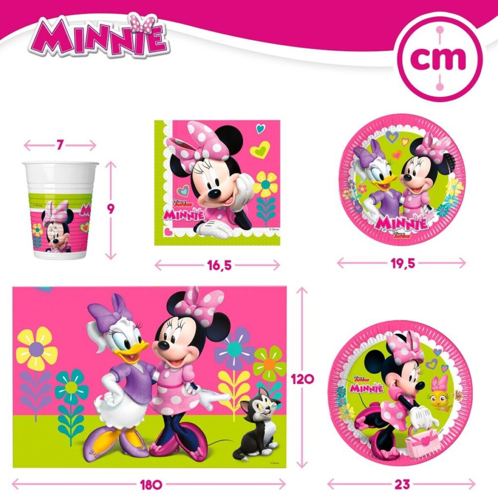 Σετ Γιορτινά Είδη Minnie Mouse Happy Deluxe 89 Τεμάχια 16