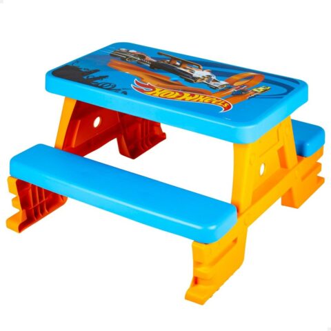Τραπέζι Πινγκ πονγκ Hot Wheels Μπλε Πορτοκαλί Πλαστική ύλη 69 x 42 x 79 cm
