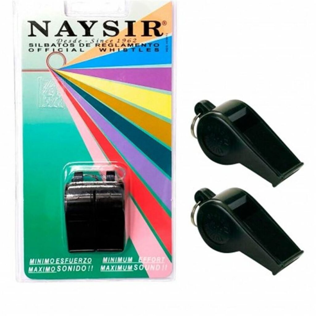 Κλασική Σφυρίχτρα Enebe Naysir N-1B ABS Μαύρο x2