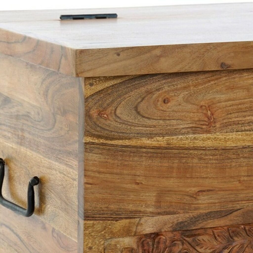 Στήθος DKD Home Decor Φυσικό Αποικιακό Σίδερο ξύλο ακακίας 90 x 41 x 45 cm