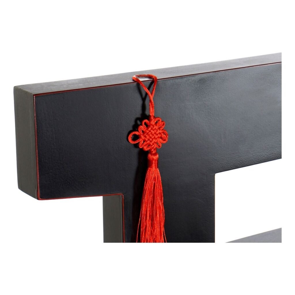 Κεφαλάρι κρεβατιού DKD Home Decor Μαύρο Κόκκινο Πολύχρωμο Ξύλο Έλατο Ξύλο MDF 160 x 4 x 120 cm