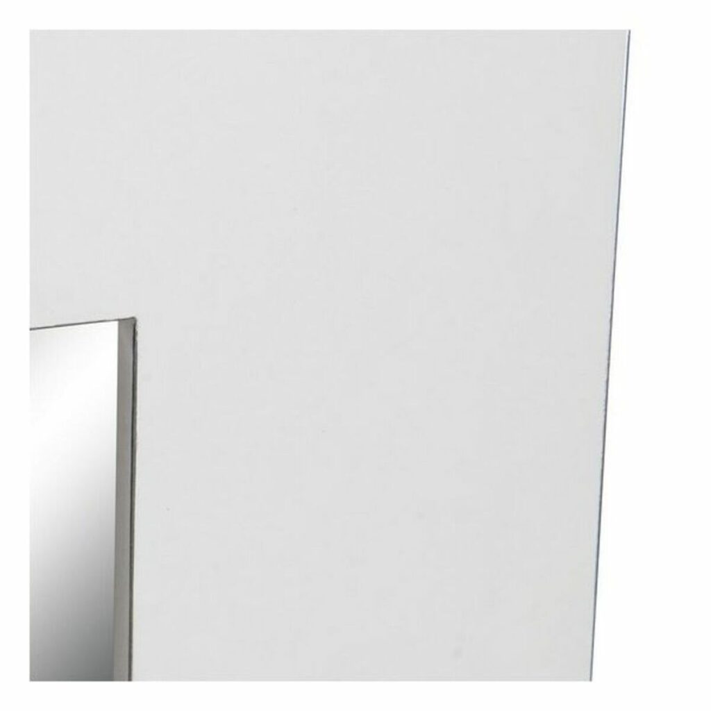 Τοίχο καθρέφτη DKD Home Decor Ανατολικó Λευκό Έλατο (70 x 2 x 90 cm)
