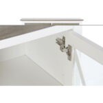 Σιφονιέρα DKD Home Decor Λευκό Γκρι Κρυστάλλινο Λεύκες Cottage 80 x 40 x 85 cm
