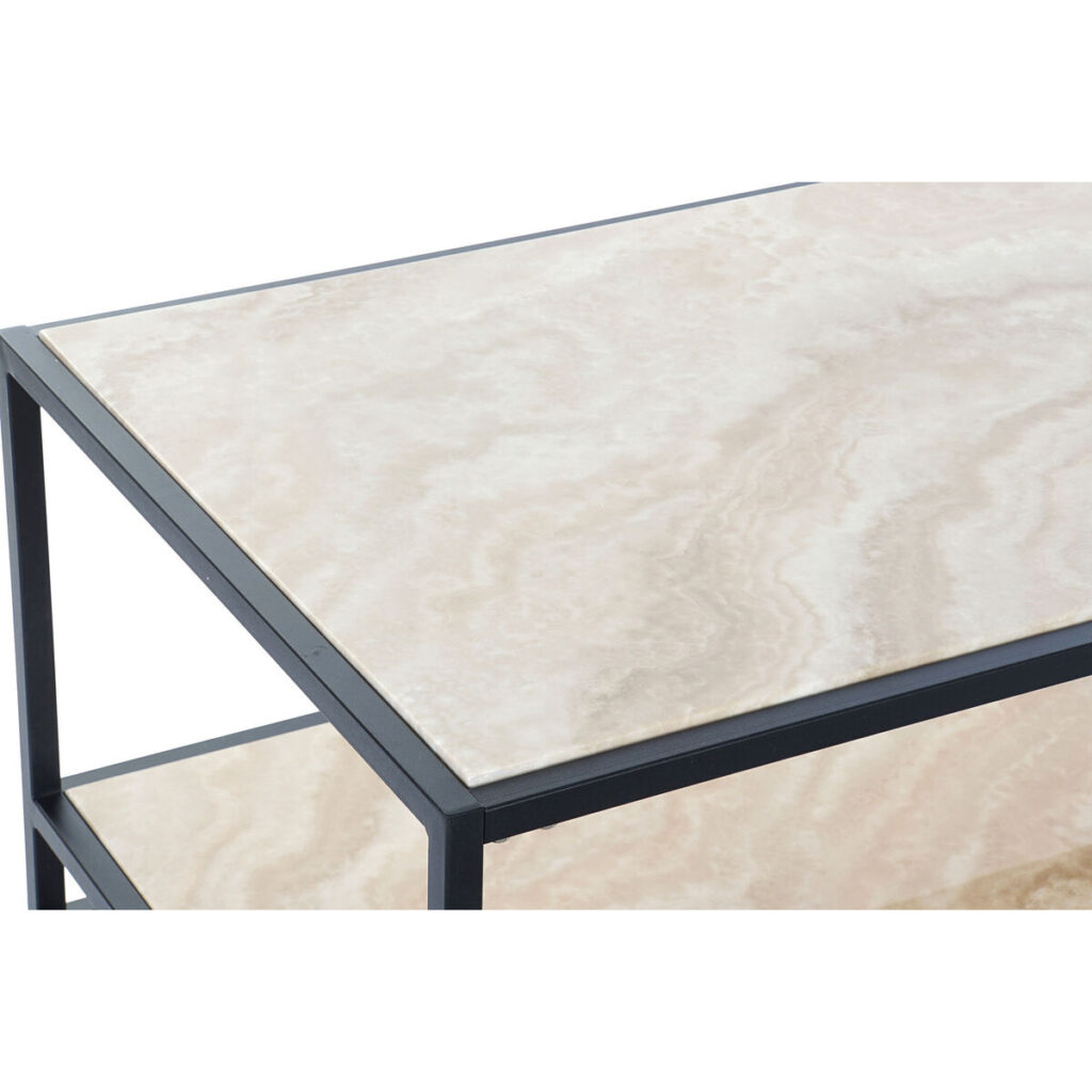 Βοηθητικό Τραπέζι DKD Home Decor Χάλυβας Ασημί Ξύλο MDF (120 x 60 x 45 cm)