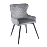 Καρέκλα DKD Home Decor Μαύρο Γκρι Πολύχρωμο 65 x 55 x 82 cm