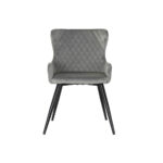 Καρέκλα DKD Home Decor Μαύρο Γκρι Πολύχρωμο 65 x 55 x 82 cm