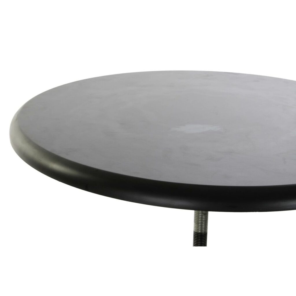 Βοηθητικό Τραπέζι DKD Home Decor 8424001831456 60 x 60 x 105 cm Φυσικό Μαύρο Μέταλλο Ξύλο
