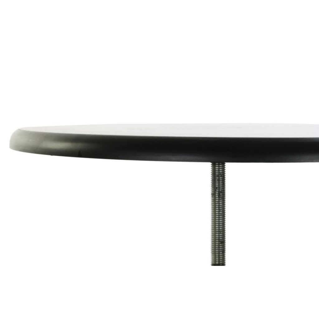Βοηθητικό Τραπέζι DKD Home Decor 8424001831456 60 x 60 x 105 cm Φυσικό Μαύρο Μέταλλο Ξύλο